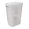 Mind Reader 60L Perforated Plastic Laundry Hamper with Lid